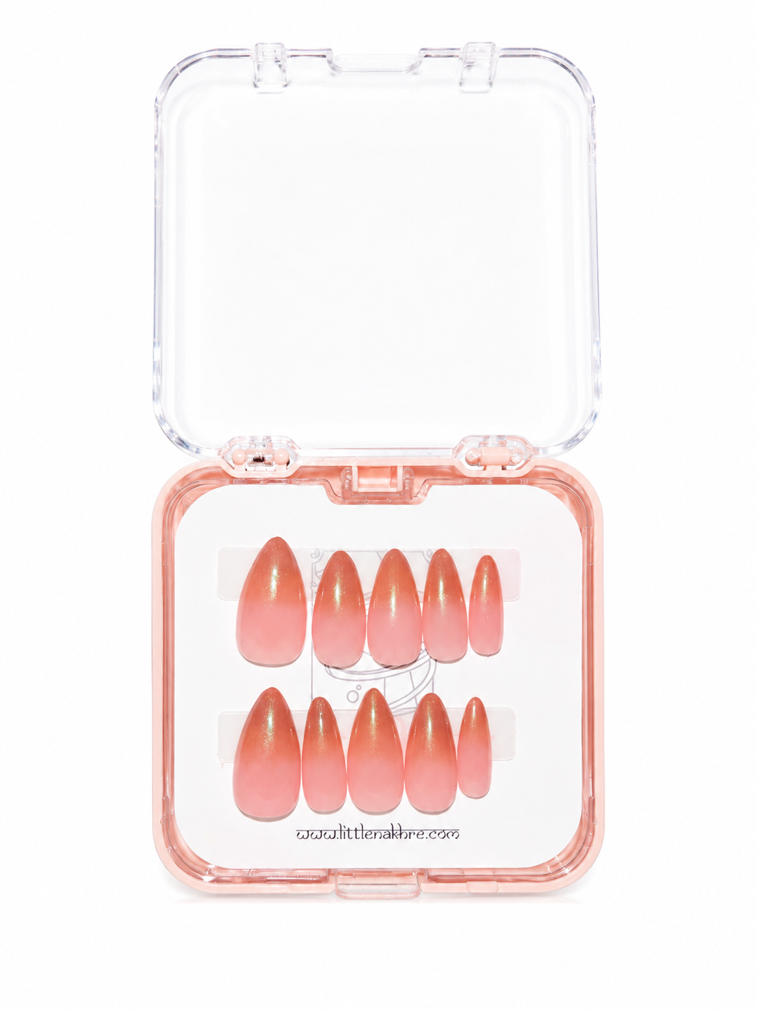 Peachy Sunset Ombre